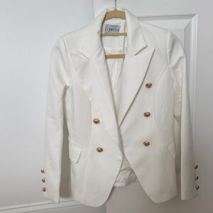 Lioness white Blazer with Gold Buttons - worn once